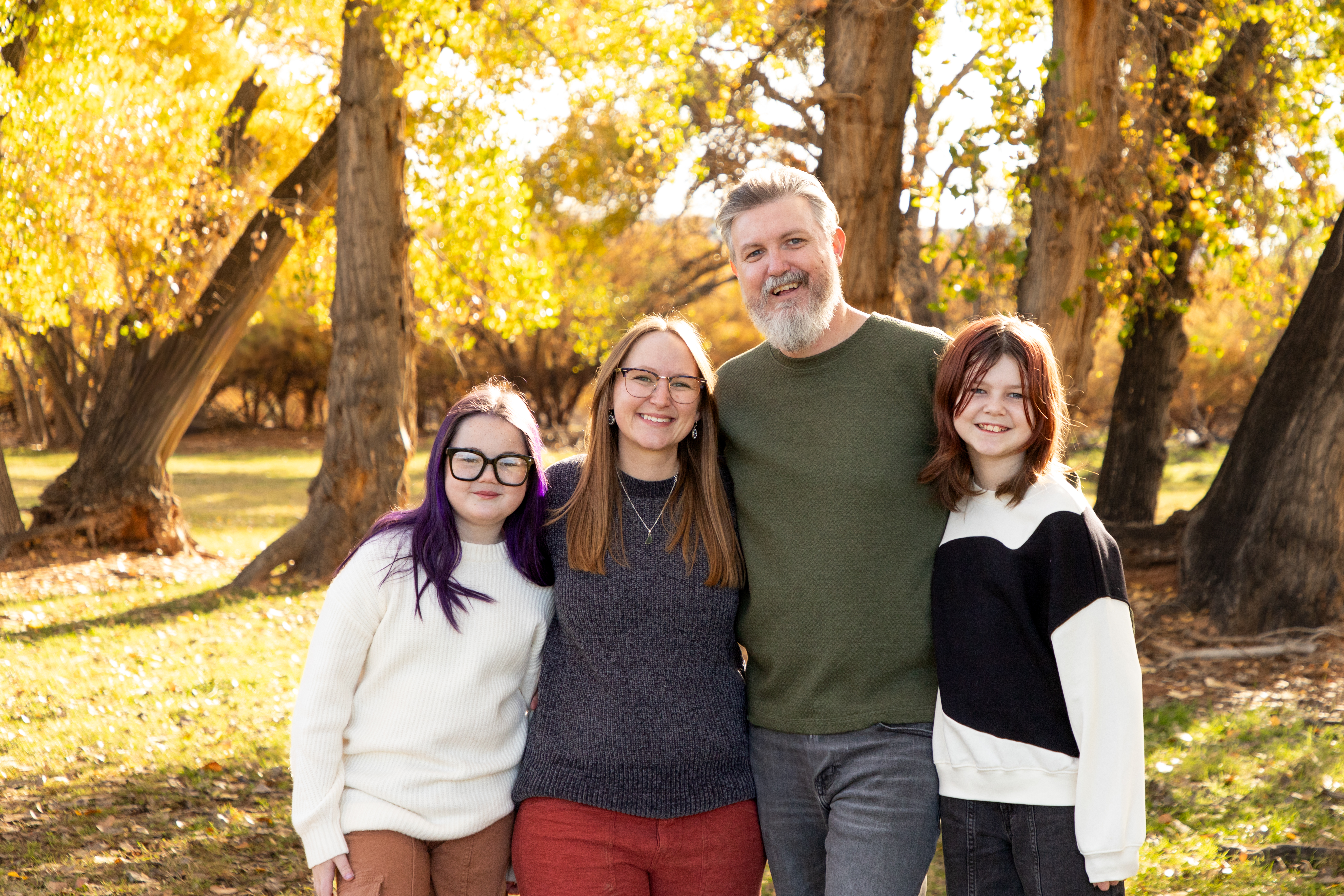 Azure, Aaron, Ruby, Evelyn