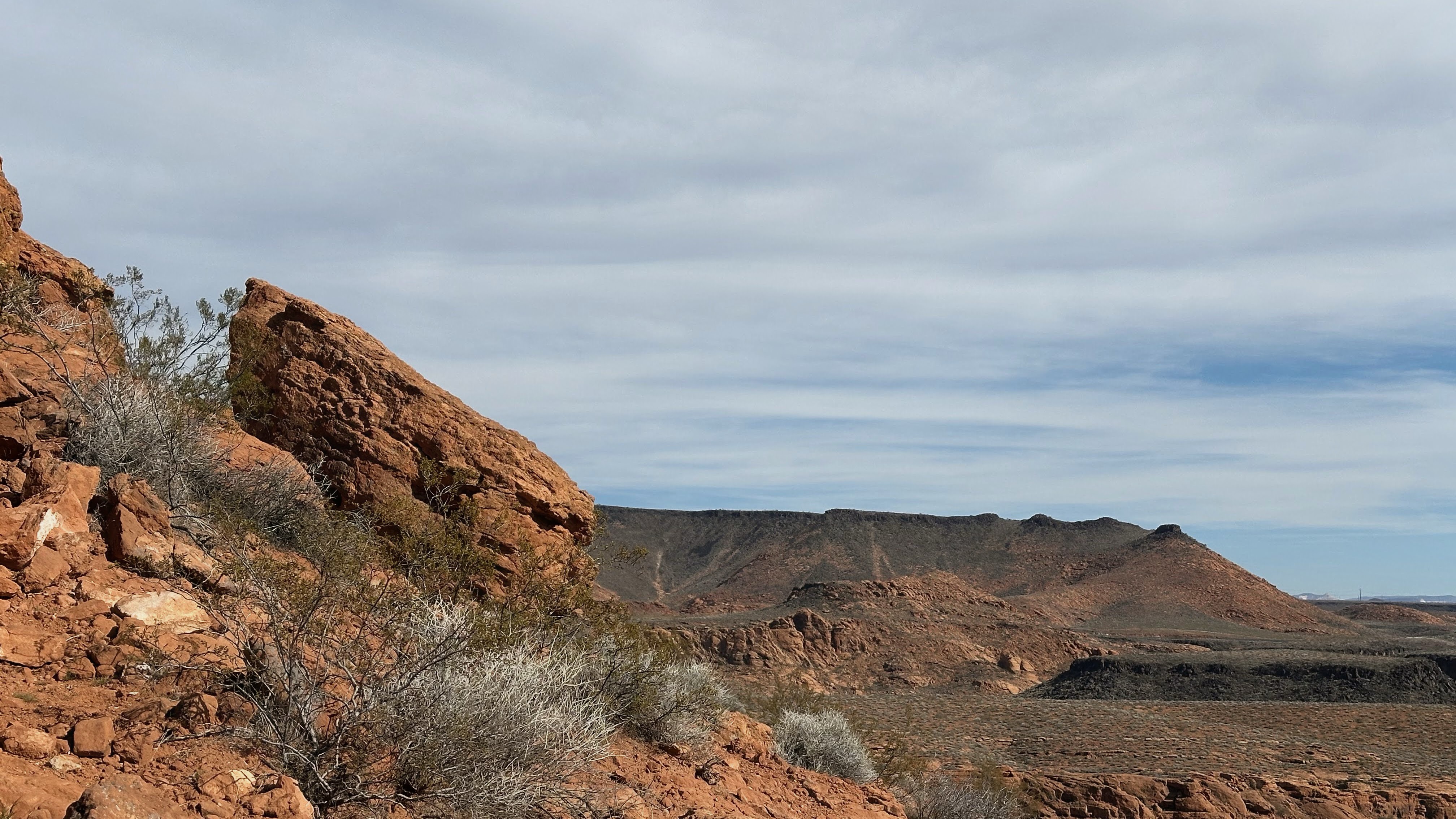 landscape of the desert 