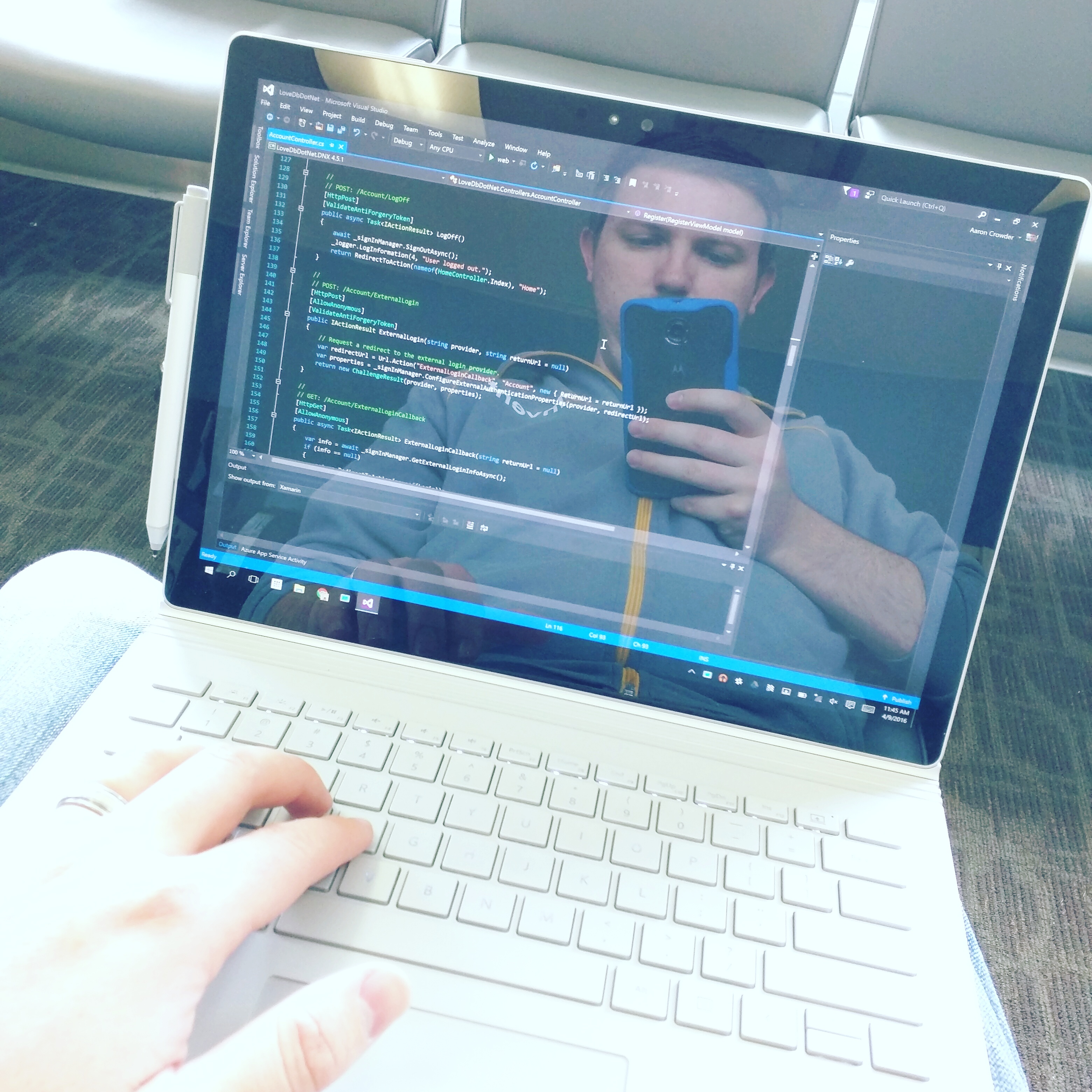 picture of code on computer screen 