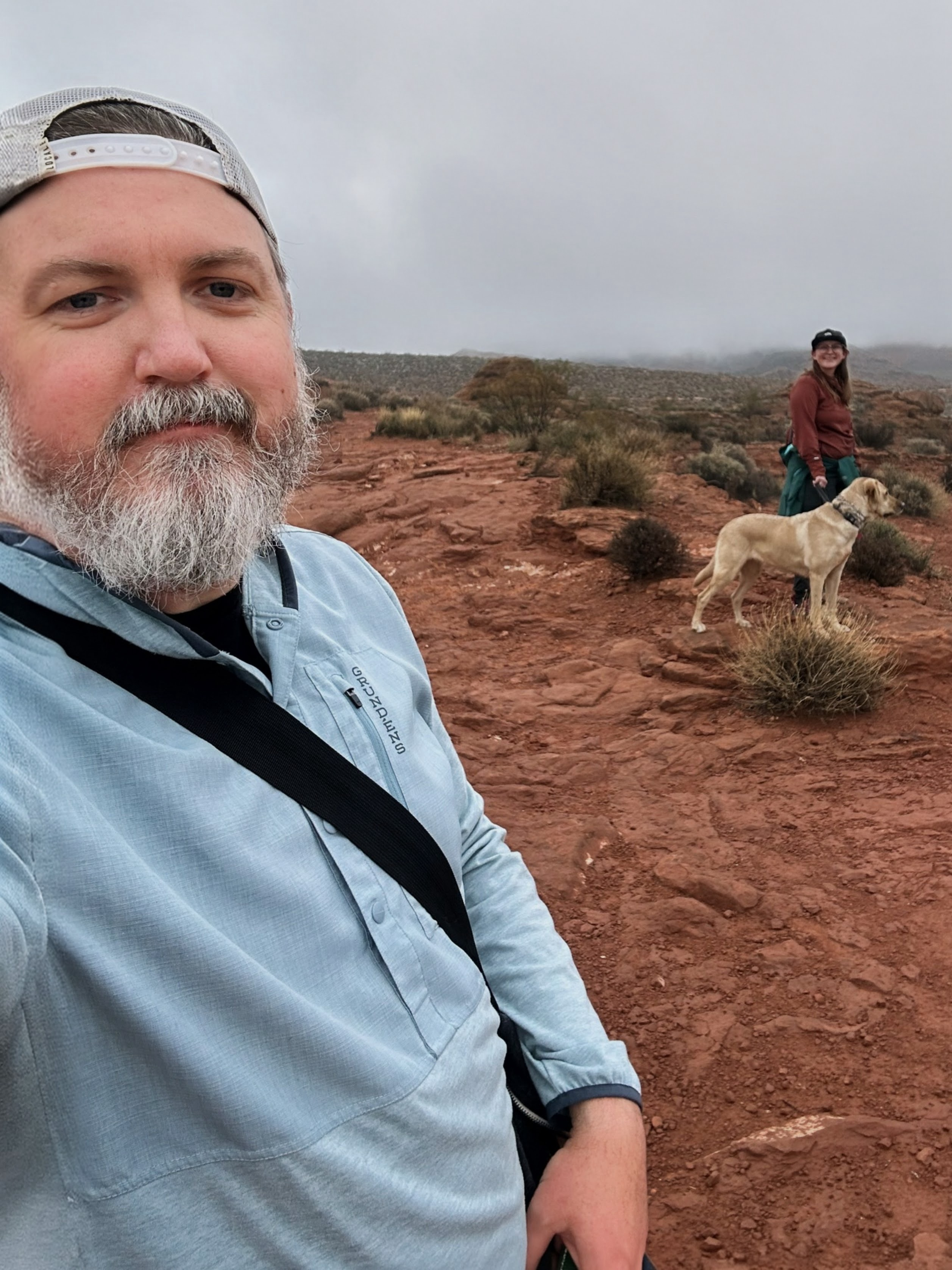 aaron in the foreground, azure and ginger in the background